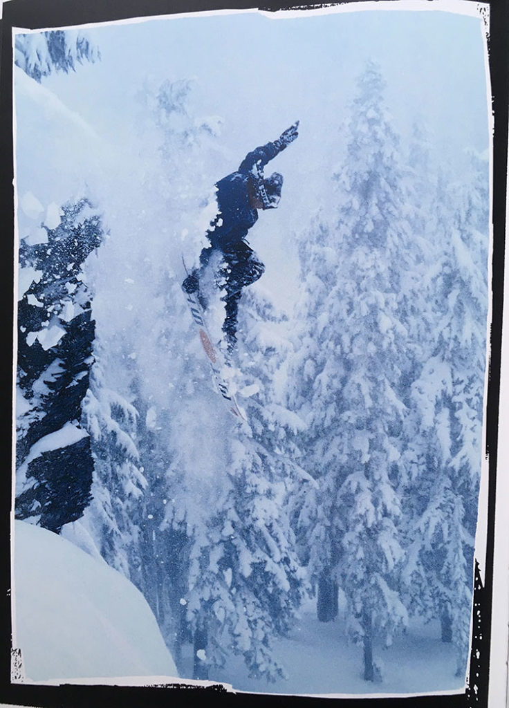Frank Heinrich cliff drop - Mt. Baker Ski resort Washington, USA